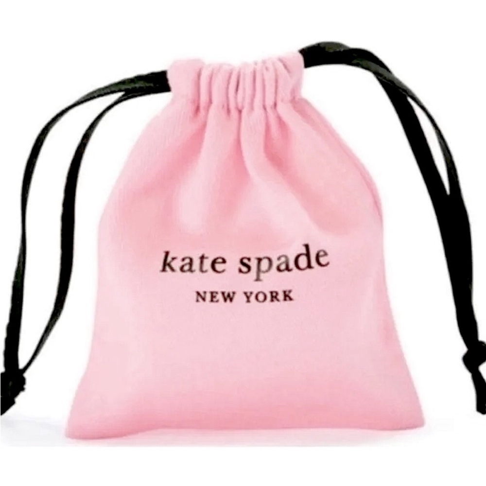 Kate Spade ♠️ Rock Solid Heart Huggies Earrings - Picture 4 of 9